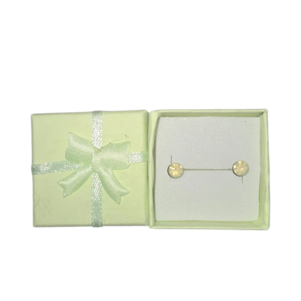 White Sparkling‎ Kid's Earrings
